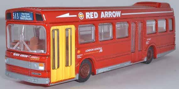 London Transport Leyland National 2 dual door Red Arrow.